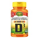 Vitamina D3 Colecalciferol Unilife - 60 Cápsulas