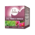 CHÁ VERDE E HIBISCO SACHE - Q-VITA