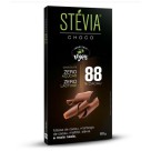 CHOCOLATE AMARGO 88% CACAU COM STÉVIA - STÉVIACHOCO