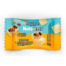 BOMBOM NUTSBITES COBERTURA CHOCOLATE BRANCO - BANANA BRASIL